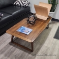 Wood Low Lounge Reception Center Coffee Table